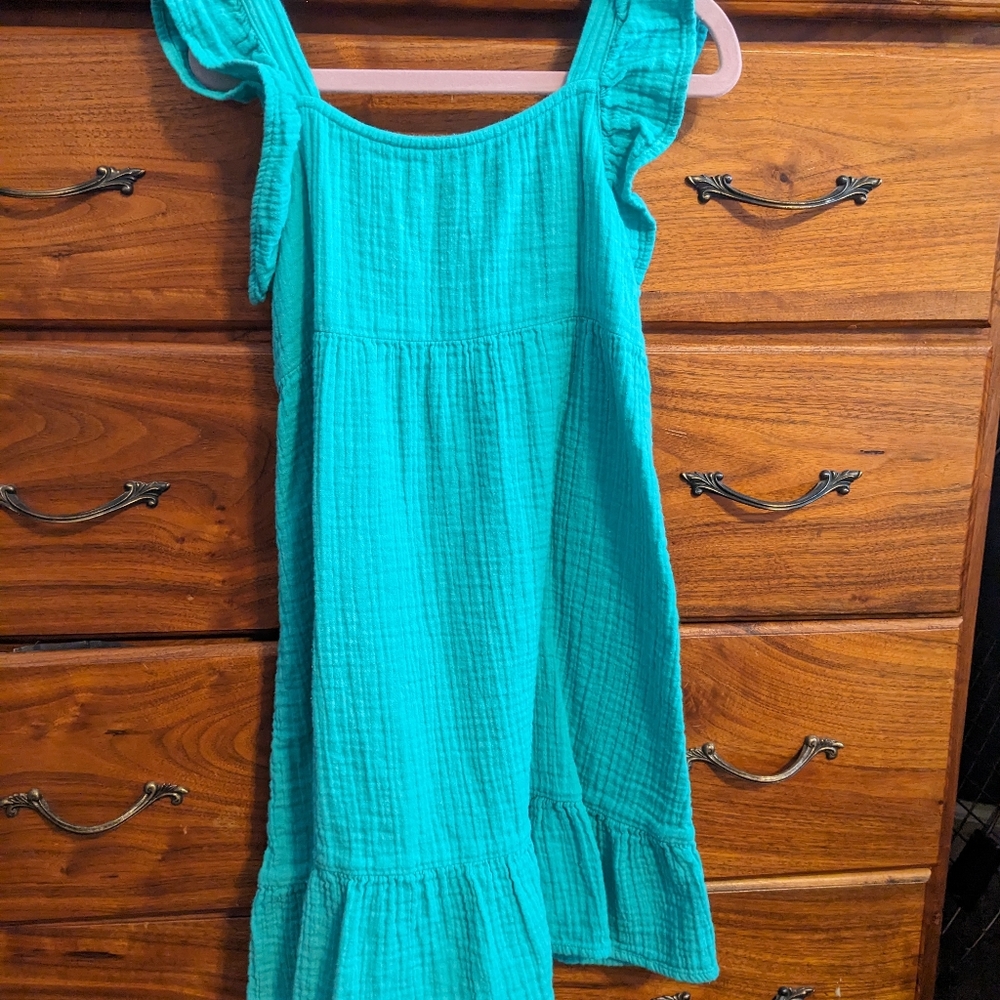 Teal Girl's Dress
